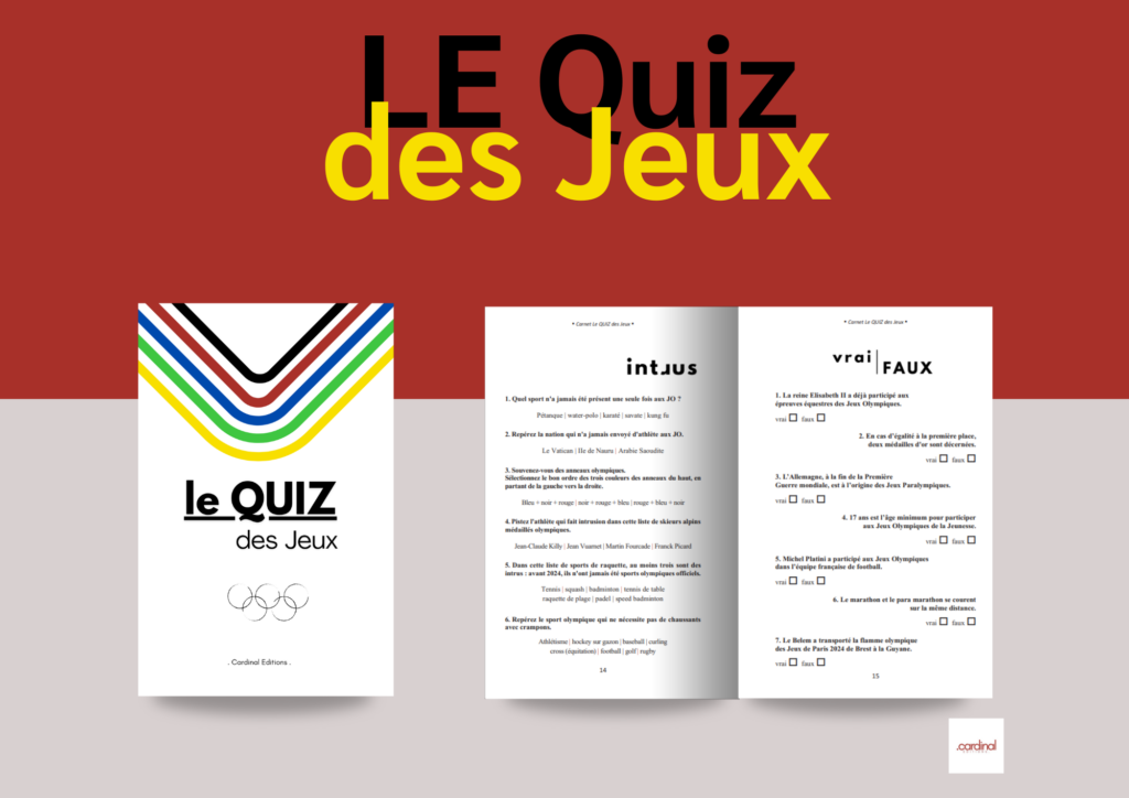 LE Quiz des Jeux détail Cardinal Editions